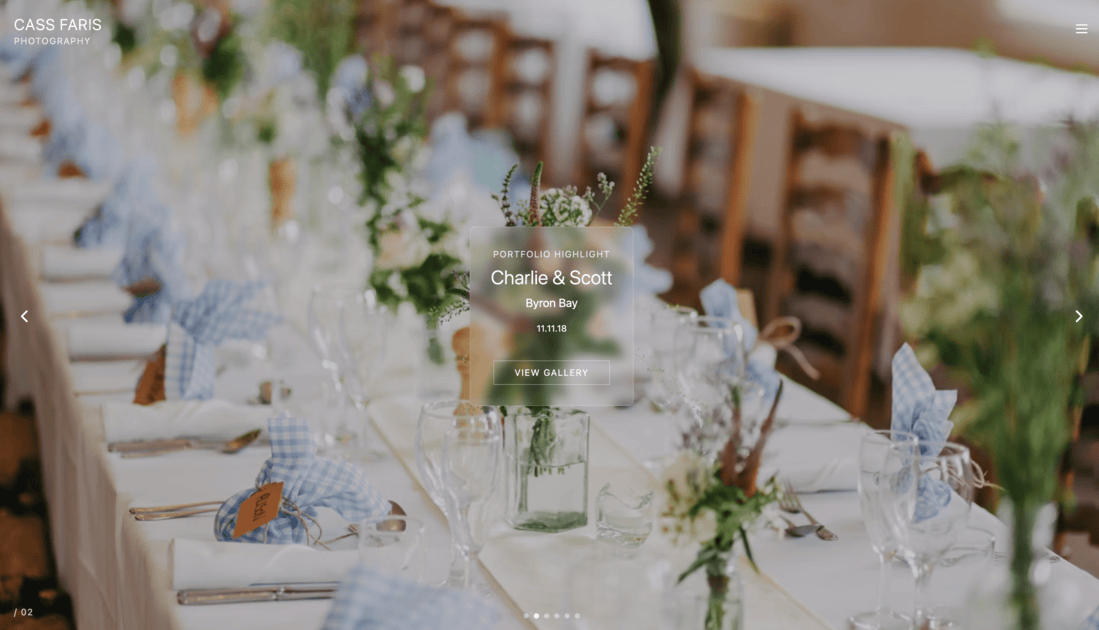 Wedding Photography template preview